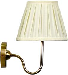 Relaxdays Lampă de perete antică cu abajur din material textil (10138487)