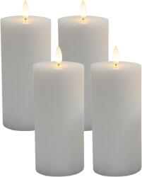 Relaxdays Lumânări LED, set de 4, 18 cm (10142662)
