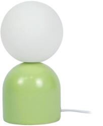 Relaxdays Lampă de masă cu abajur din sticlă și bază ceramică (10138814)