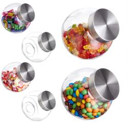 Relaxdays Borcane pentru bomboane, set de 6, 1, 5 l (10135966)