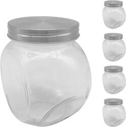 Relaxdays Borcan pentru bomboane, set de 5, 650 ml (10141983)