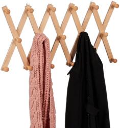 Relaxdays Cuier extensibil de perete din lemn Relaxdays (10095733)