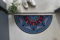 Salonloewe Yara turquoise-red H42x085 cm szennyfogó szőnyeg