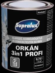 Akzo Nobel Supralux ORKÁN csatorna és fémfesték 3in1 (több szín és kiszerelés) - 0, 75 l, Fehér RAL 9003