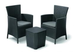 Keter Iowa set mobilier balcon cu masa Luzon gri 223929