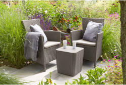 Keter Iowa set mobilier de balcon, cappucino 224383