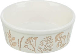 TRIXIE Tál Kerámia Dombornyomott, 1, 2l / o 20 cm, Fehér/Bézs