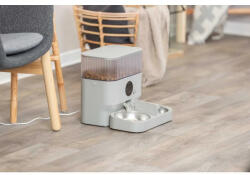 TRIXIE Tál Szett Műanyag/Rozsdamentes Acél, 0, 5l / 32x5x16 cm, Fehér