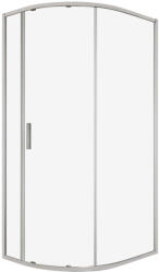 Kerra Solid RPA 100x80 íves egyajtós aszimmetrikus zuhanykabin tálca nélkül (SOLID-RPA-100X80-SOLO) - leziteronline