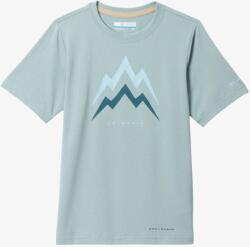 Columbia Tech Trail Utility SS Graphic Crew Póló fiúknak - crushed blue/energetic - 116_128_cm