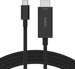 Belkin Кабел Belkin USB-C към HDMI 2.1 2M, Черен (AVC012bt2MBK)