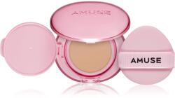 AMUSE Dew Power Vegan Cushion дълготраен грим в гъбичка за освежаване и изглаждане на кожата цвят 02 Healthy 15 гр