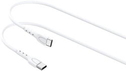 Lemontti Lemontti Cablu Fast Charge Type-C la Type-C, 45W, 1.2m, Alb (LEMCTYCTYC2A)