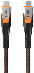 UAG UAG Cablu SRGE 3.2 Type-C la Type-C, PD 240W, 0.75 m, Black / Orange (9B4415114097)