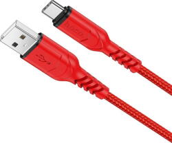 hoco. Cablu Date si Incarcare USB la USB Type-C HOCO X59 Victory, 1 m, 2.4A, Rosu (PHA-6931474744937)