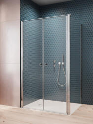 Radaway Eos DWD+S II szögletes zuhanykabin 90x80 átlátszó