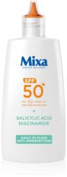 MIXA Anti-Imperfection lichid protector ultra ușor SPF 50+ 40 ml