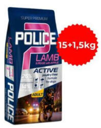 Police Adult Hypoallergenic Lamb&Pease with Apple (bárány, borsó, alma) 15+1, 5kg - kutyakajas