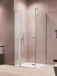 Radaway Eos KDJ II szögletes zuhanykabin 80x100 átlátszó jobbos