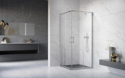 Radaway Premium Pro KDD szögletes zuhanykabin 80x100 átlátszó