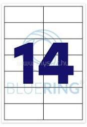  Etikett címke, 99, 1x38, 1mm, 100 lap, 14 címke/lap (ET99138) (ET99138)