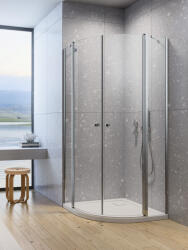 Radaway Eos PDD II íves zuhanykabin 90x80 átlátszó