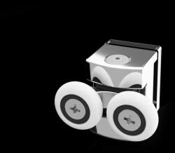 Radaway Premium Pro Black PDD íves fekete zuhanykabin 90Bx90J