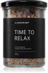 Almara Soap Bath Salt sare de baie relaxanta cu parfum Time To Relax 450 g