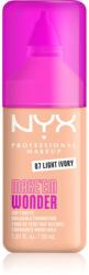 NYX Professional Makeup Make ‘Em Wonder könnyű mattító alapozó árnyalat 07 Light Ivory 30 ml