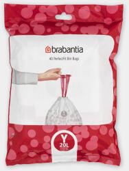Brabantia 138263 szemeteszsák 20 L Fehér 40 db (13 82 63)