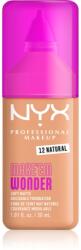 NYX Professional Makeup Make ‘Em Wonder könnyű mattító alapozó árnyalat 12 Natural 30 ml