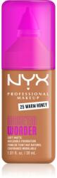 NYX Professional Makeup Make ‘Em Wonder könnyű mattító alapozó árnyalat 25 Warm Honey 30 ml