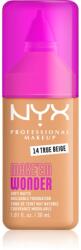 NYX Professional Makeup Make ‘Em Wonder könnyű mattító alapozó árnyalat 14 True Beige 30 ml