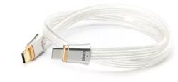 DDHIFI USB 2.0 Type C Összekötő Ezüst 10cm DDHIFI-TC19CC-100 (DDHIFI-TC19CC-100)