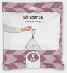 Brabantia 100253 szemeteszsák 3 L Fehér 40 db (10 02 53)