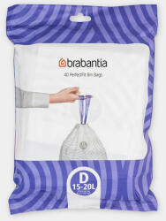 Brabantia 138164 szemeteszsák 20 L Fehér 40 db (13 81 64)