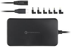FORCELL F-Energy E856 univerzális laptop töltő. 65W. fekete