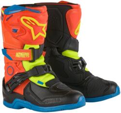 Alpinestars TECH 3S KIDS Gyerekcsizma, fluo narancsszín/ kék/ fluo sárga/ fekete, 2025, mérete 29 (M132-34-29)