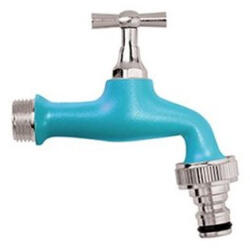 Colortap Aquajet kerti csap KÉK gyorscsatlakozóval