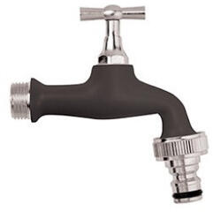 Colortap Aquajet kerti csap FEKETE gyorscsatlakozóval