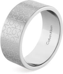 Calvin Klein Inel stilat din oțel pentru bărbați Iconic 35000437 60 mm