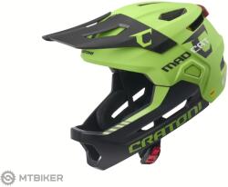 Cratoni MadCat MIPS gyerek bukósisak, lime/matt fekete (S/M (49-56 cm))