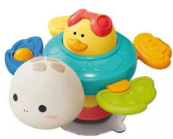 Manyuk Toys Tapadókorongos teknősbéka fürdőjáték hanggal - 15 cm (6076)