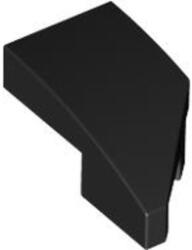 LEGO® Alkatrészek (Pick a Brick) Fekete 1x2 Baloldali Ék Sarokelem 6181720 (6181720)