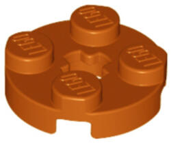 LEGO® Alkatrészek (Pick a Brick) Sötétnarancs 2X2 Kerék Elem Tengely Csatlakozóval 4616027 (4616027)