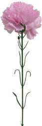  Élethű selyemvirág szálas szegfű rózsaszín 55cm