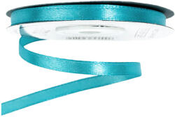  Szatén szalag 6mm x 22.86m - Aqua kék
