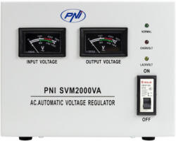 PNI Stabilizator de tensiune PNI SVM2000VA cu servomotor 1600W 7.2A iesire 230V (PNI-SVM-2K)