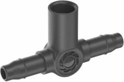 GARDENA Micro-Drip System Tee permetező fúvókához/végcsepegtetőhöz, 4, 6 mm (3/16" ) (sötétszürke, 5 db-os, 2023-as modell) (13216-20)