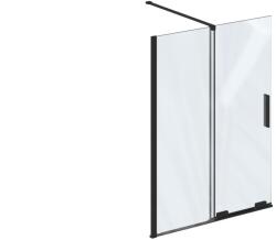 RAVAK Roll paravan cadă 100 cm două piese negru mat/sticlă transparentă X786A0300Z1 (X786A0300Z1)
